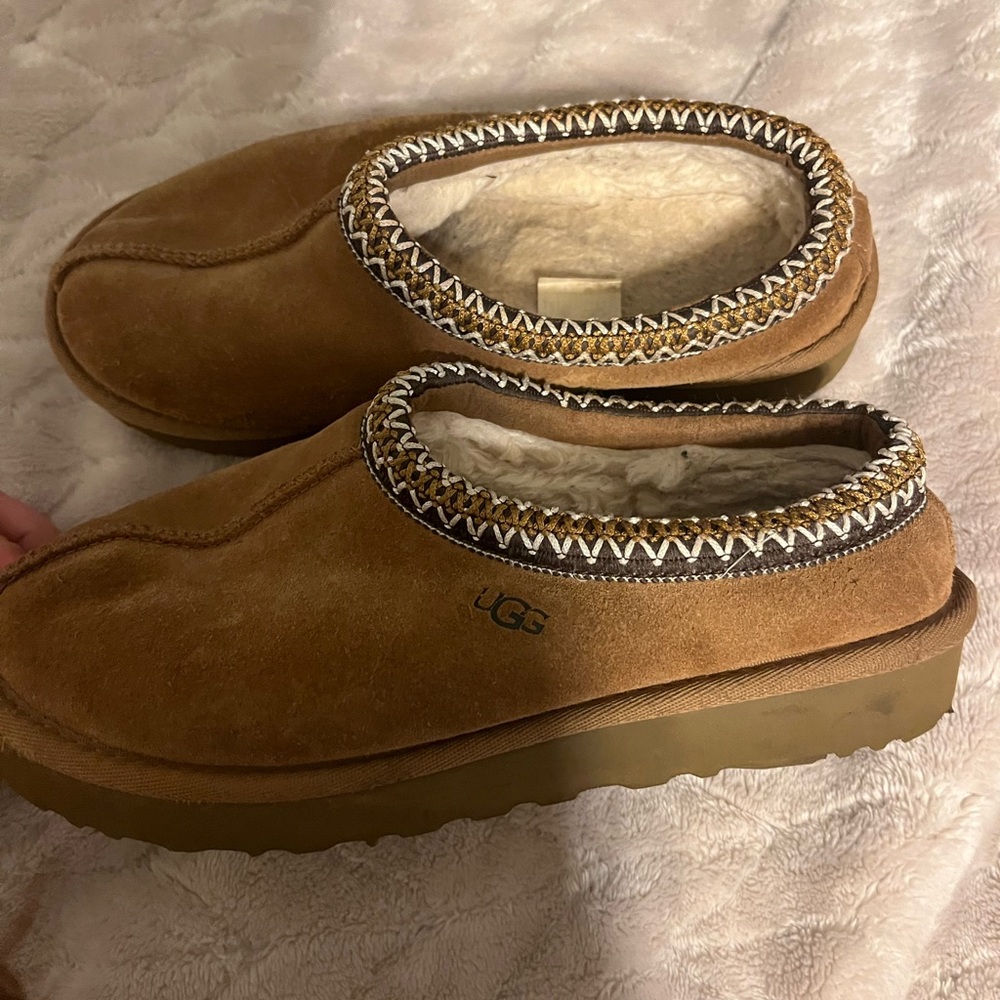 UGG Tan Suede Slippers